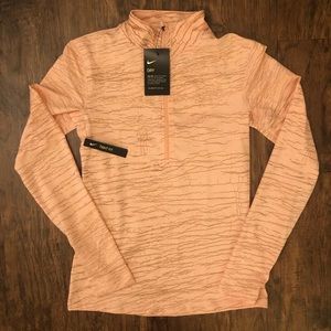 BRAND NEW Nike Half-Zip Long-Sleeve Dri-Fit Top